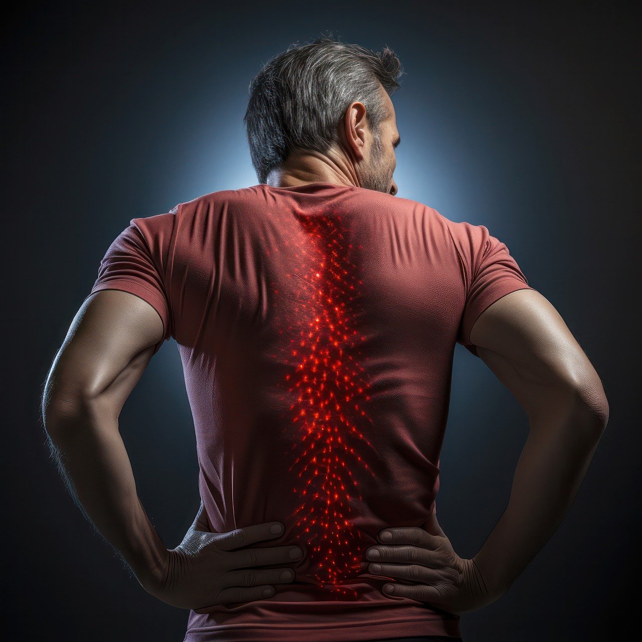 Photo by Franz26 ai generated, man, back pain